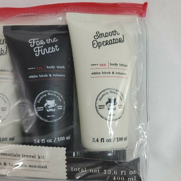 Tri-Costal Dashing Men's Club Shampoo, Conditioner, Body Wash & Lotion Set New - Picture 2 of 8